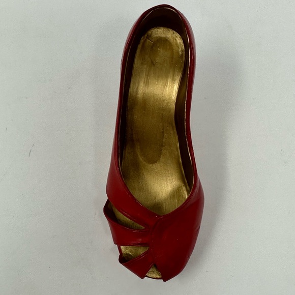 Vintage Just The Right Shoe by Raine New In Box 1998 Ravishing Red 25001 B6 - Picture 4 of 7
